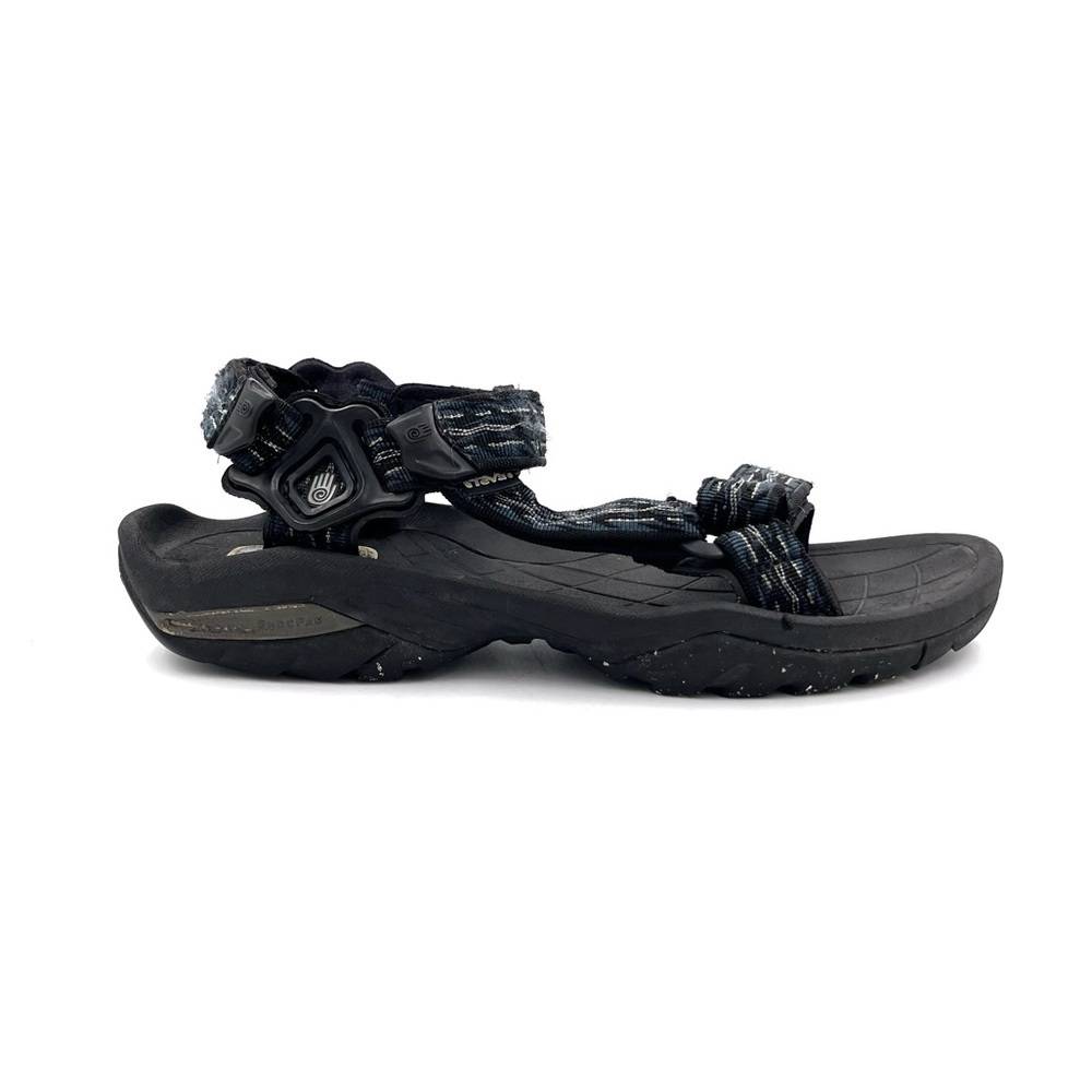 Teva Terra Fi 5 Black Blue Water Sport Hiking Trail Sandals 4134 Size 11 - Picture 2 of 10